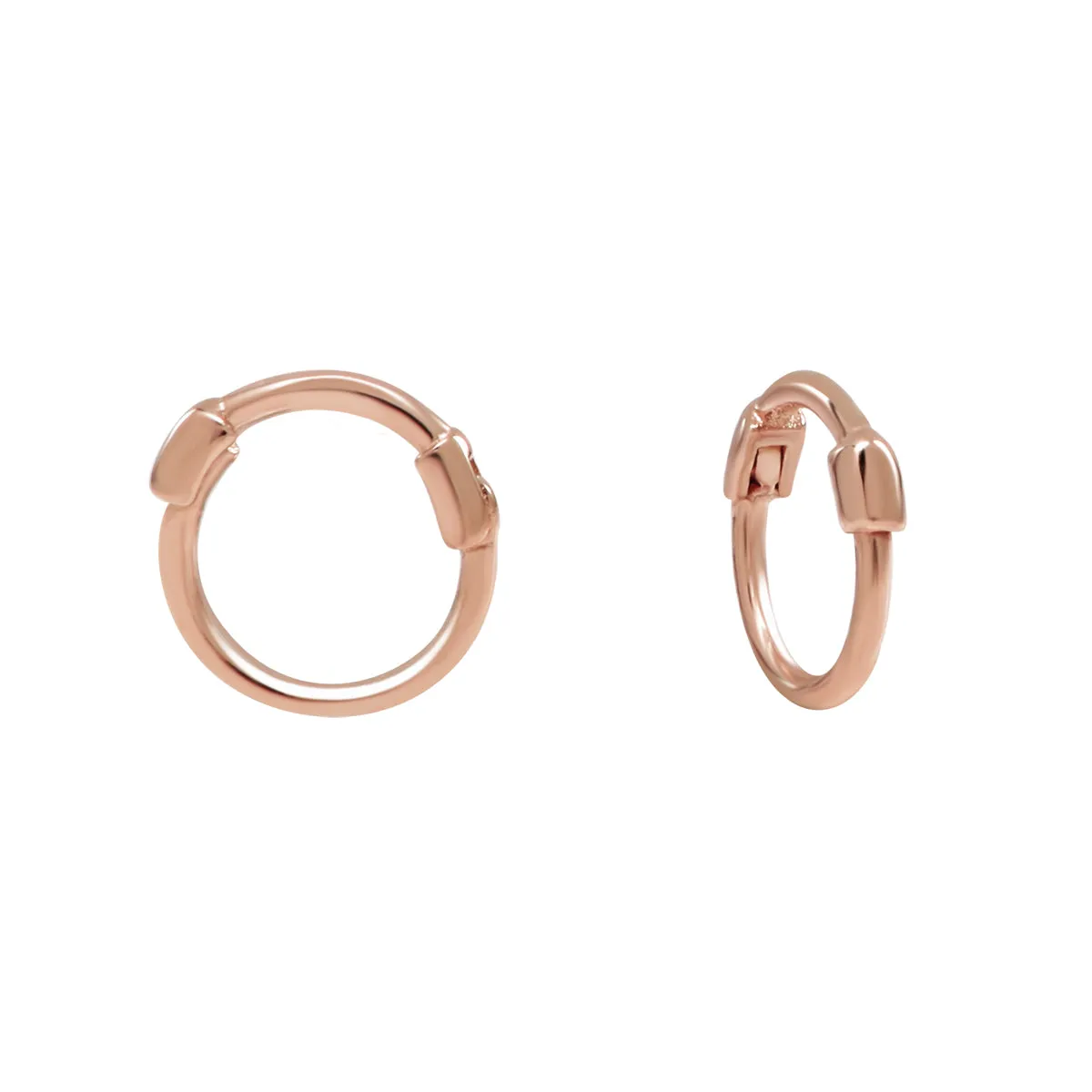 10k Solid Gold Thin Huggies