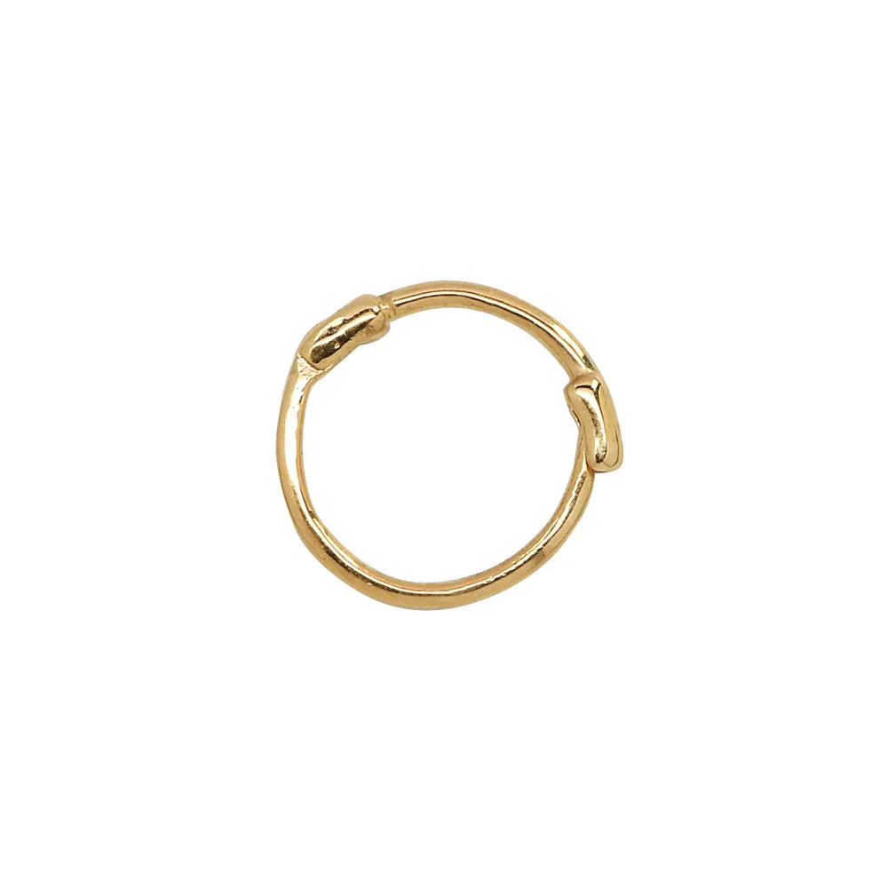 10k Solid Gold Thin Huggies