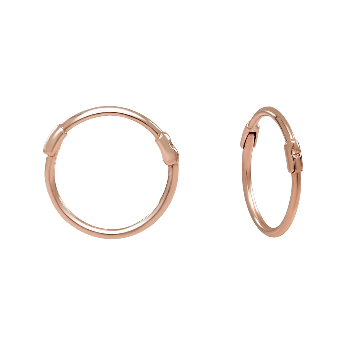 10k Solid Gold Thin Huggies