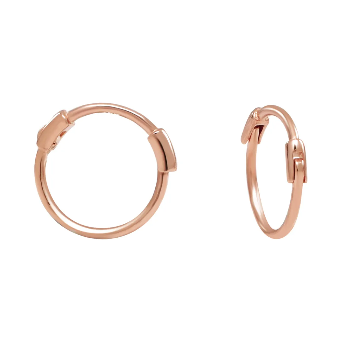 10k Solid Gold Thin Huggies