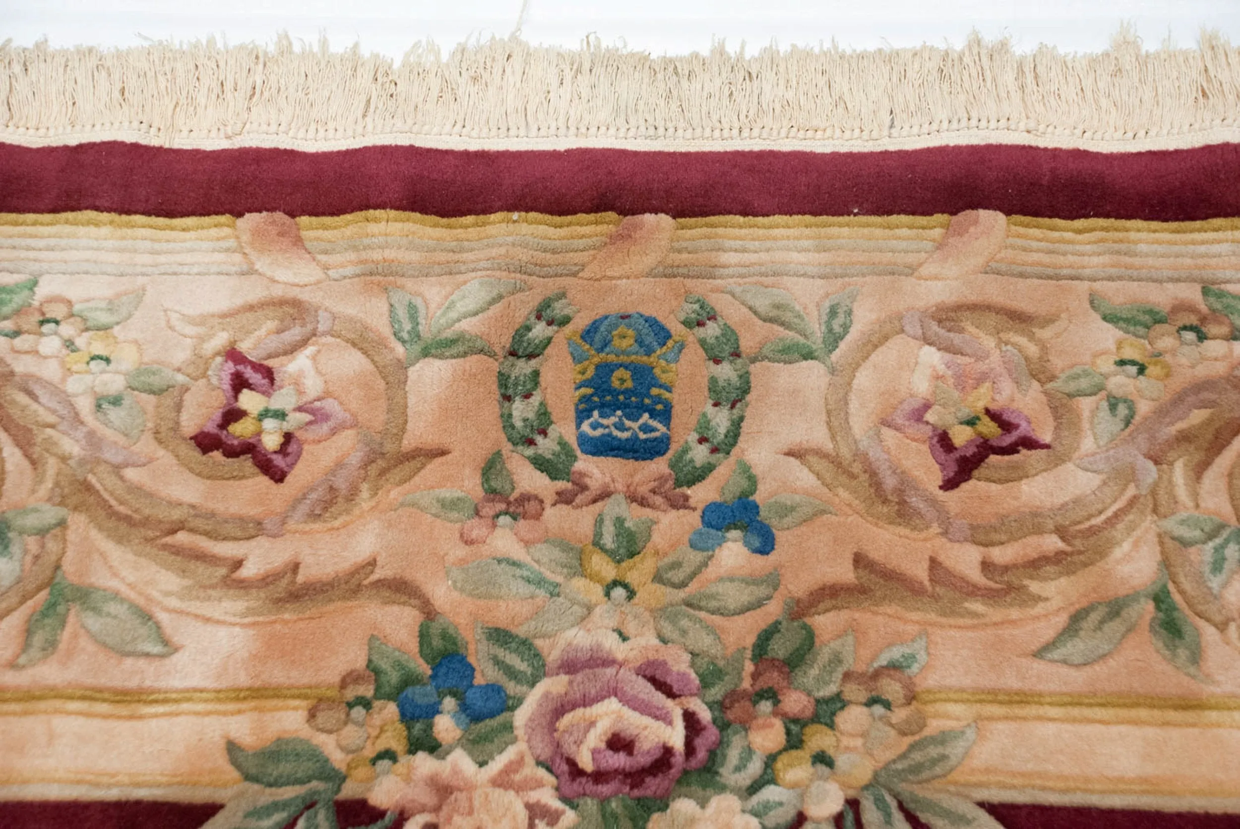 10x17.5 Vintage Fine Japanese Savonnerie Design Carpet