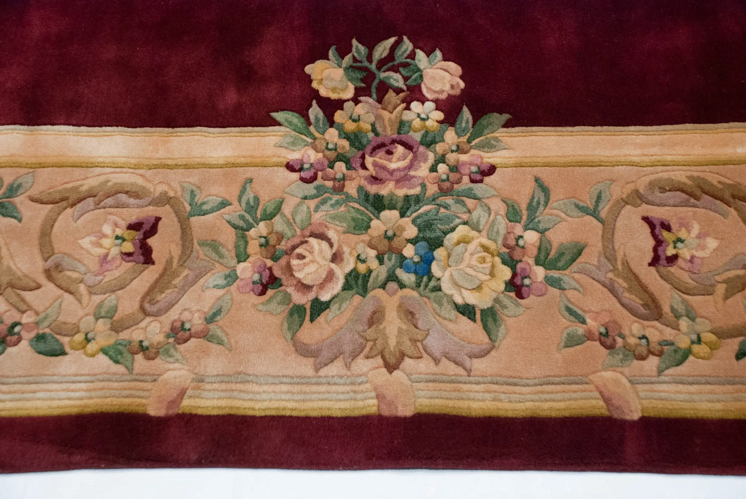 10x17.5 Vintage Fine Japanese Savonnerie Design Carpet