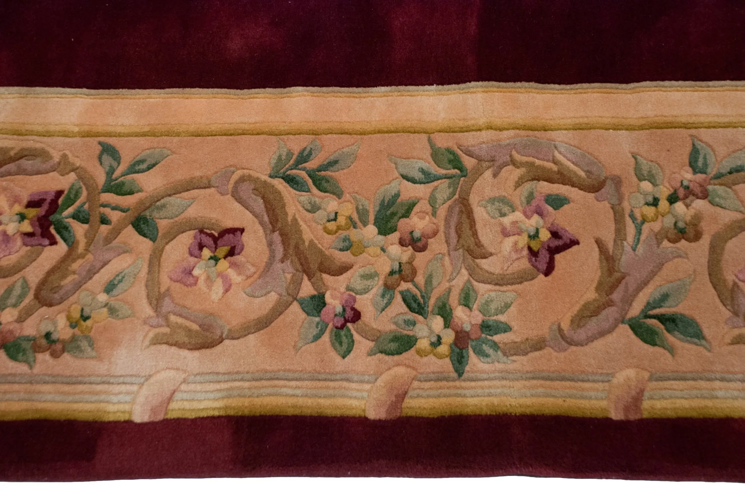 10x17.5 Vintage Fine Japanese Savonnerie Design Carpet