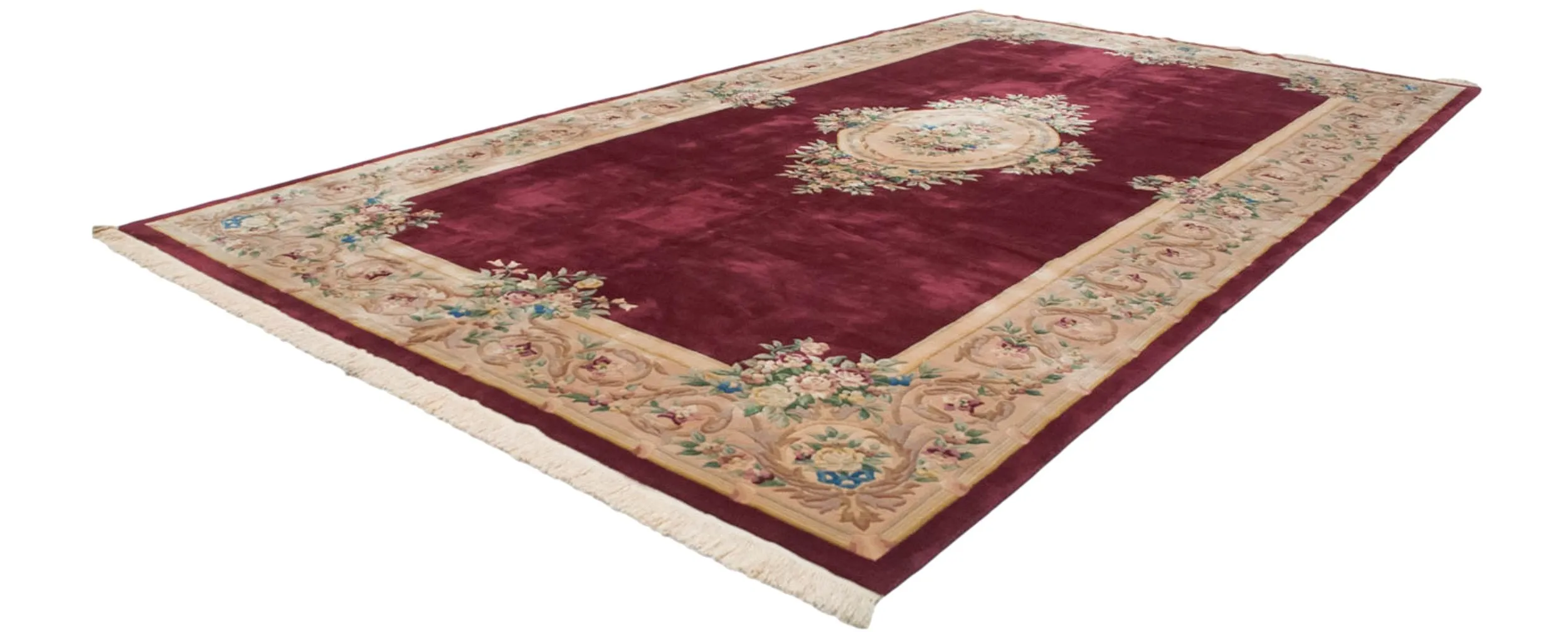 10x17.5 Vintage Fine Japanese Savonnerie Design Carpet