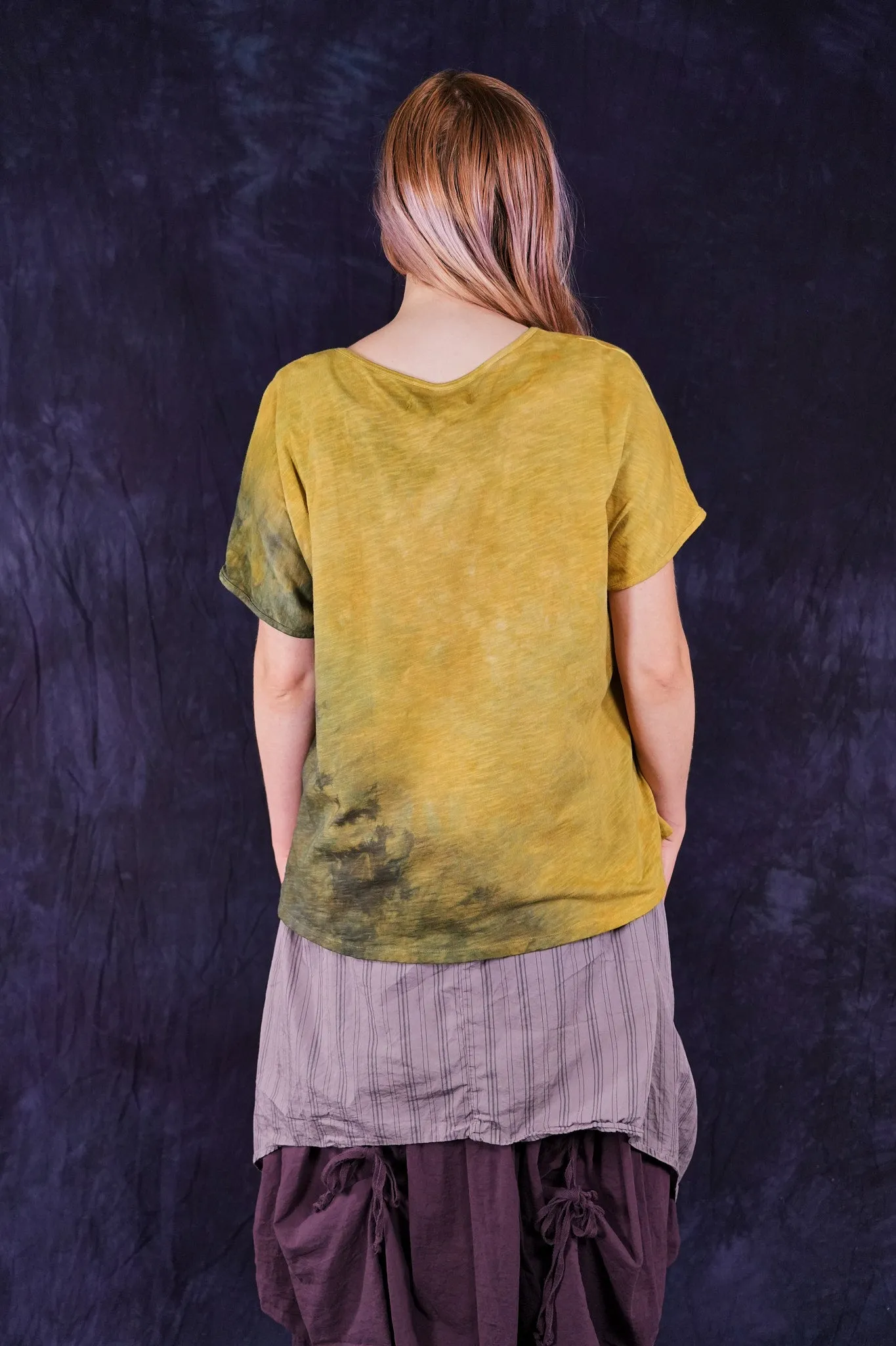 1250 HD Hand Dyed Moon Tee Sunflower Shadow