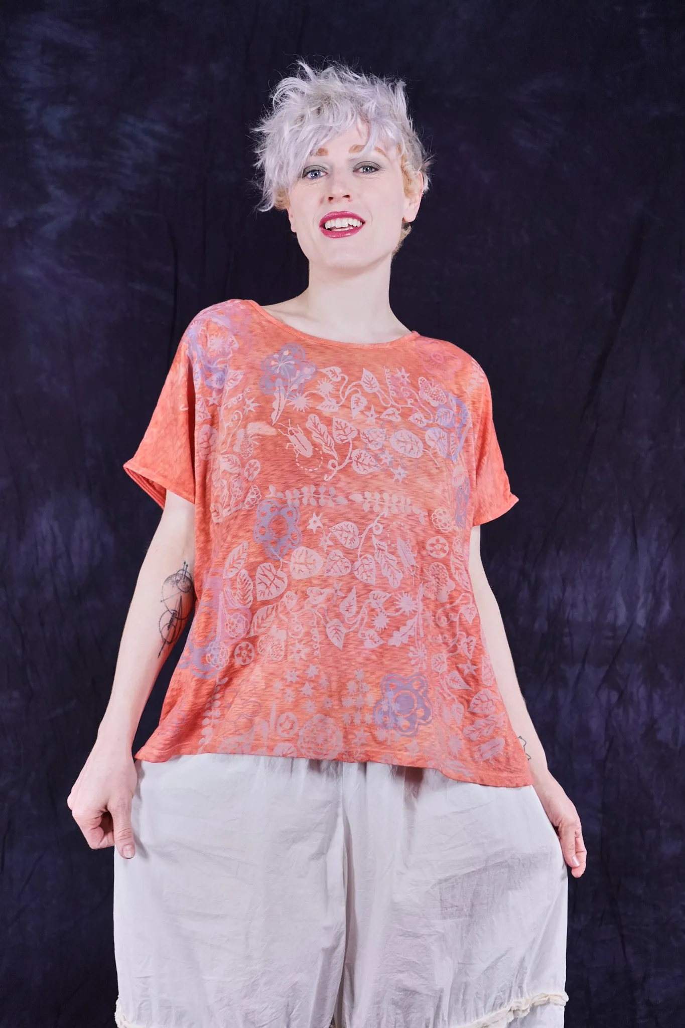 1250HD Hand Dyed Moon Tee Summer Glow-P