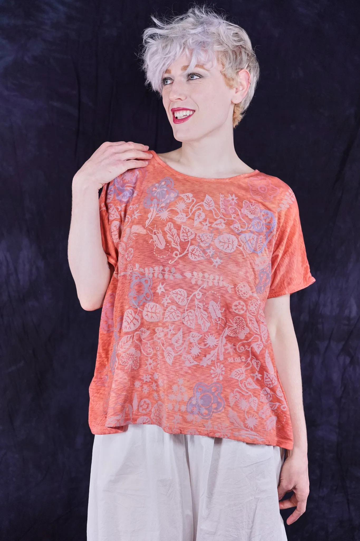 1250HD Hand Dyed Moon Tee Summer Glow-P