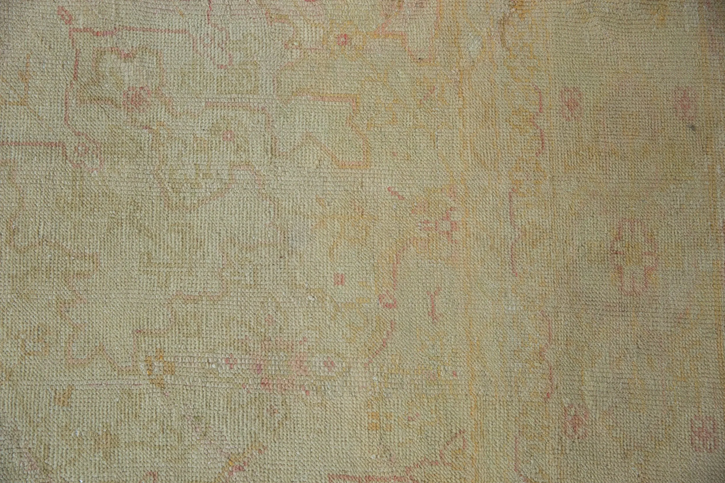 12.5x15.5 Vintage Distressed Oushak Carpet
