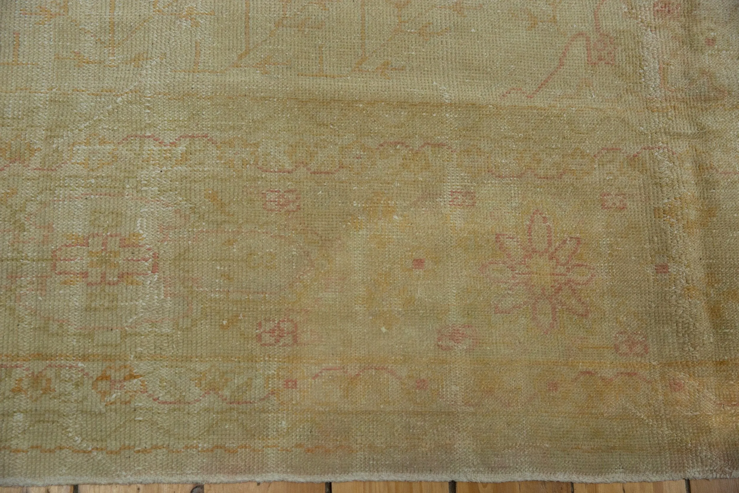 12.5x15.5 Vintage Distressed Oushak Carpet