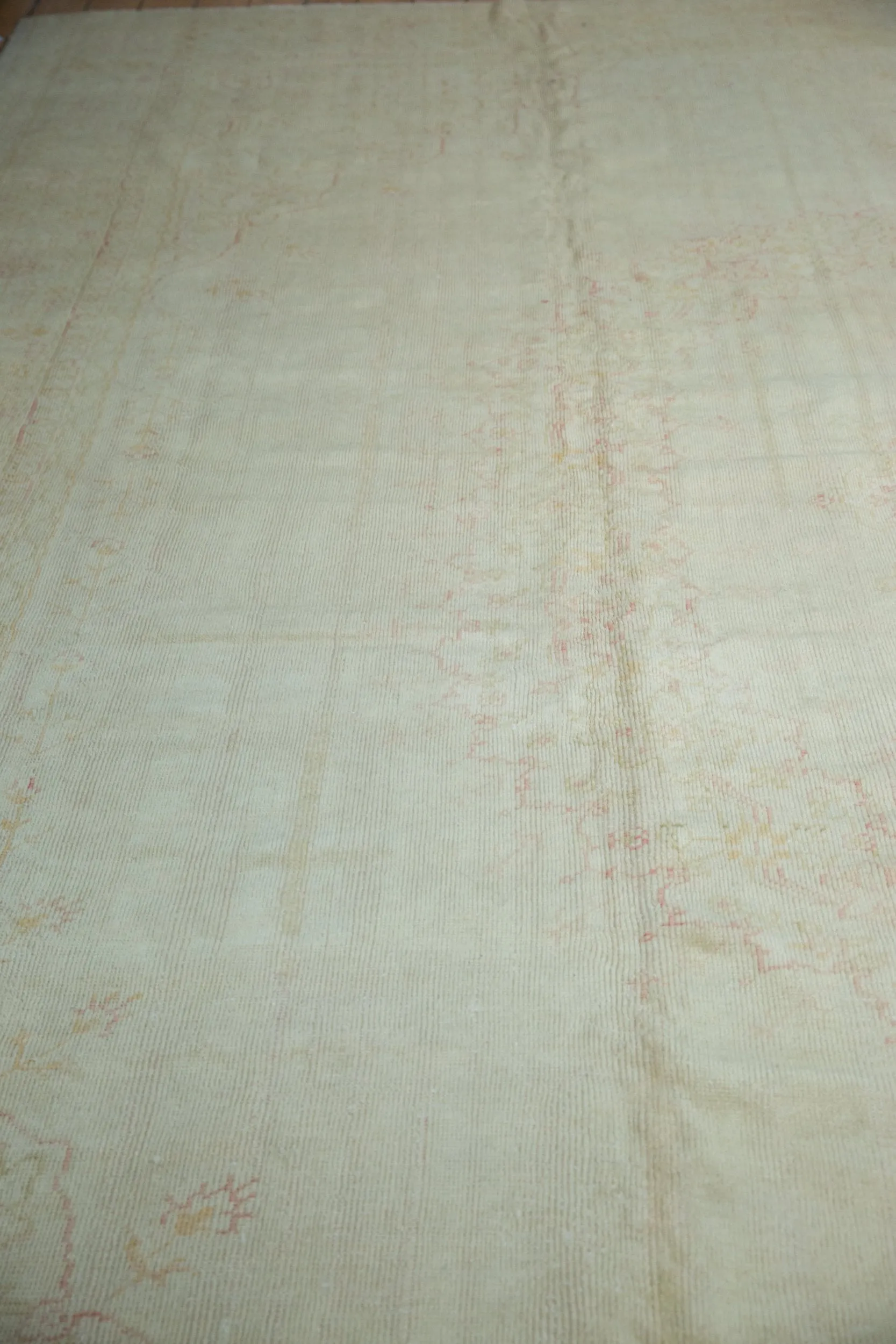 12.5x15.5 Vintage Distressed Oushak Carpet