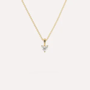 1/4 carat Heart Diamond Pendant Necklace