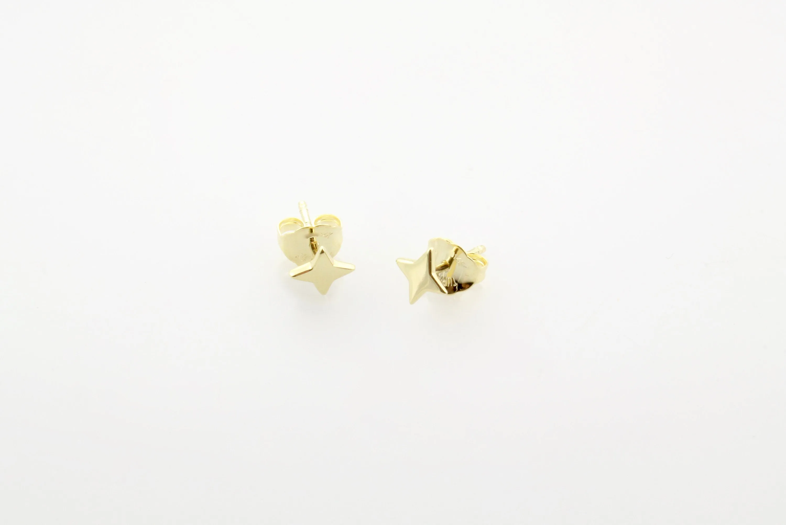14K Gold Twinkle Stud Earrings