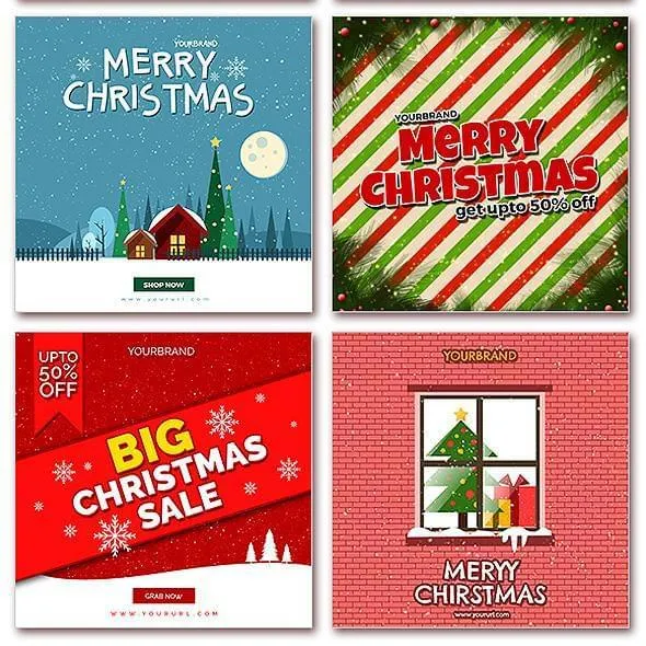 15 - Christmas Instagram Banners