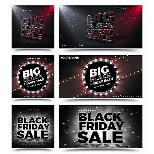 150 - Black Friday Instagram Facebook Banners
