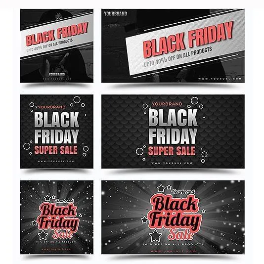 150 - Black Friday Instagram Facebook Banners