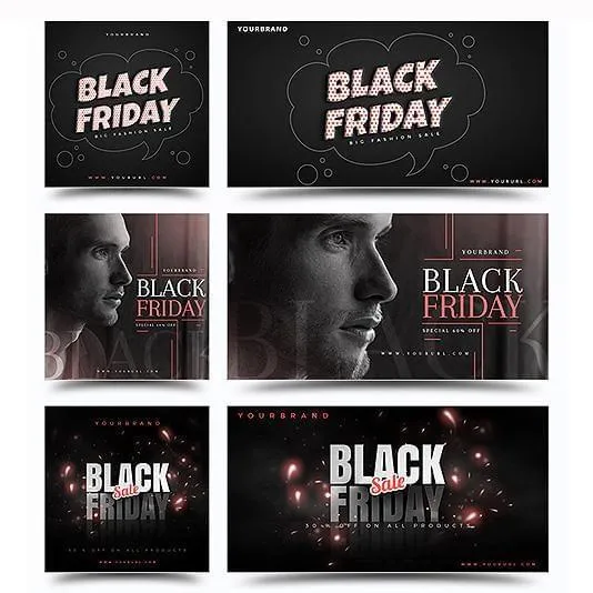150 - Black Friday Instagram Facebook Banners