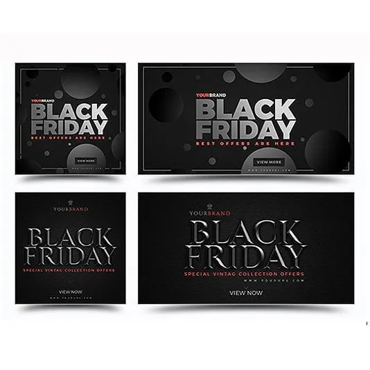 150 - Black Friday Instagram Facebook Banners
