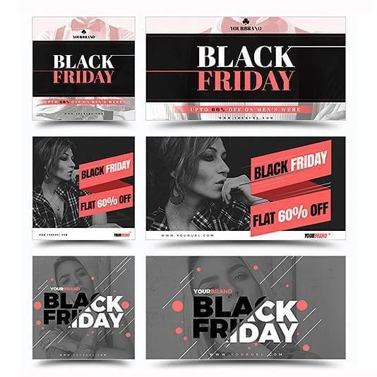 150 - Black Friday Instagram Facebook Banners