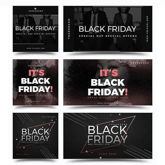 150 - Black Friday Instagram Facebook Banners