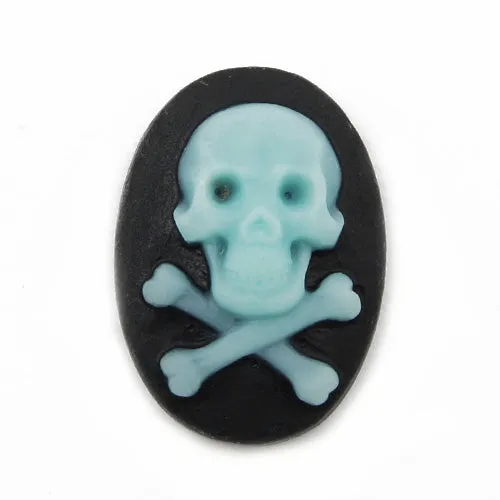 18*25MM Blue  Oval Cameo Cabochon,Sold 50pcs per lot