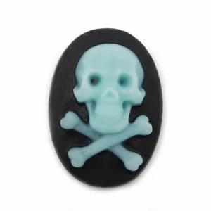 18*25MM Blue  Oval Cameo Cabochon,Sold 50pcs per lot