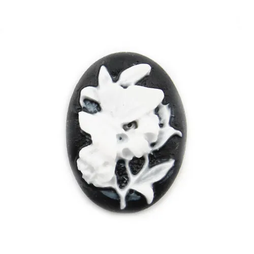 18*25MM Cream Oval Cameo Cabochon,Sold 50pcs per lot