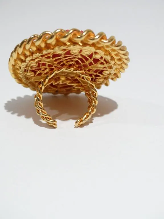 1970s William de Lillo Cameo Ring