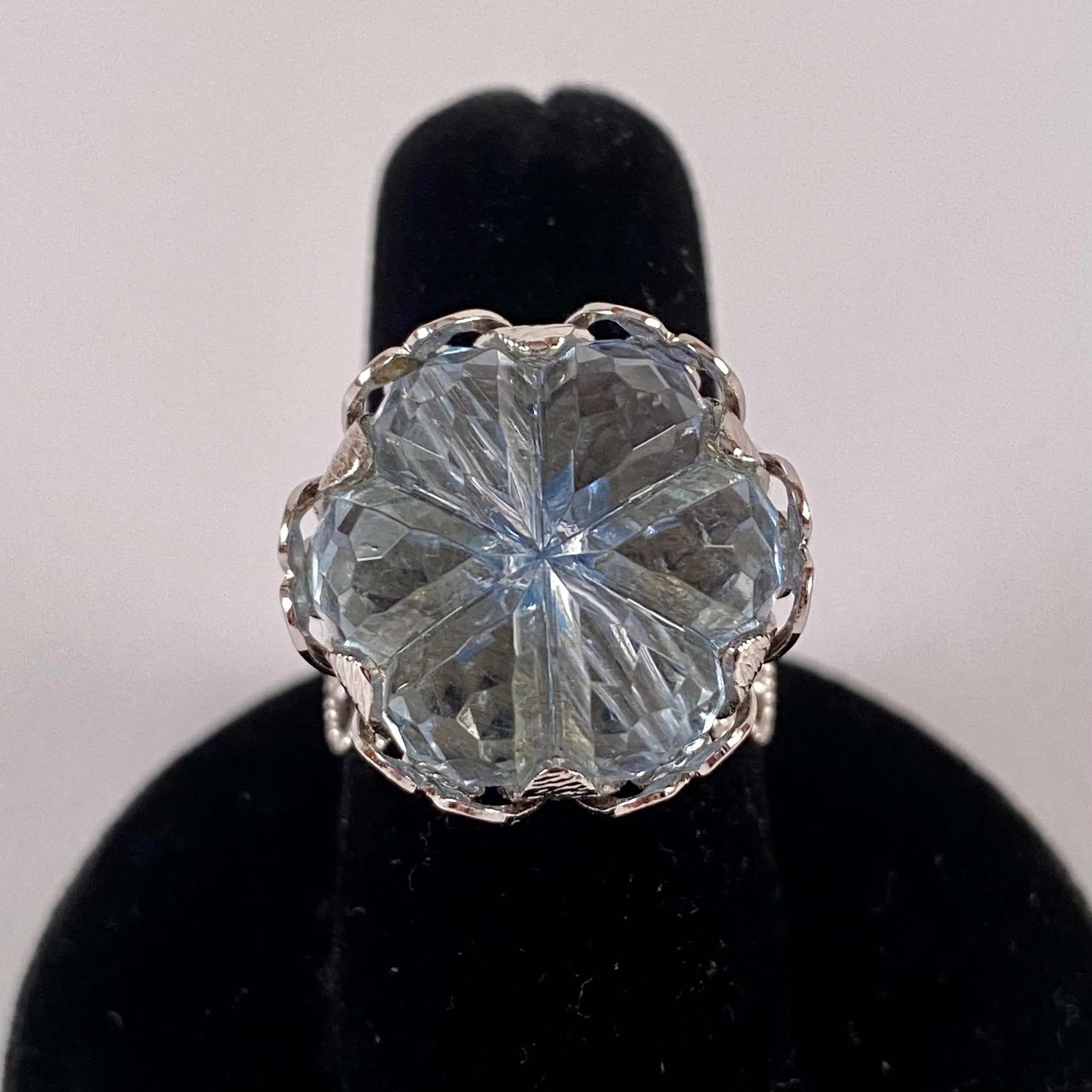 1973 Sarah Coventry Blue Lace Ring