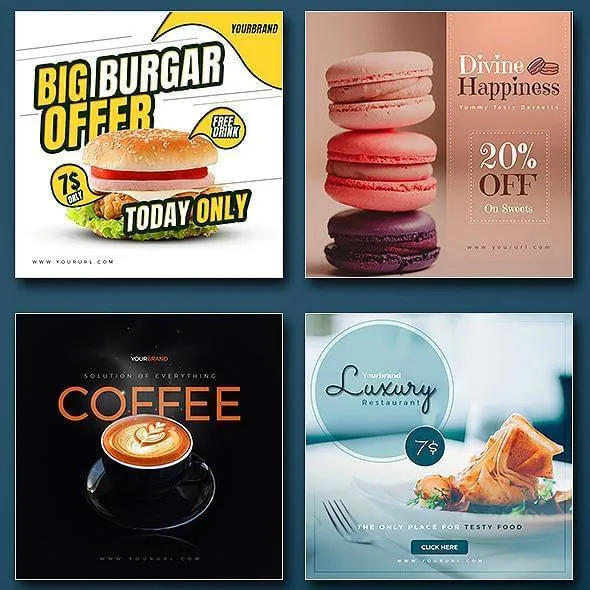 20 - Food Instagram Banners