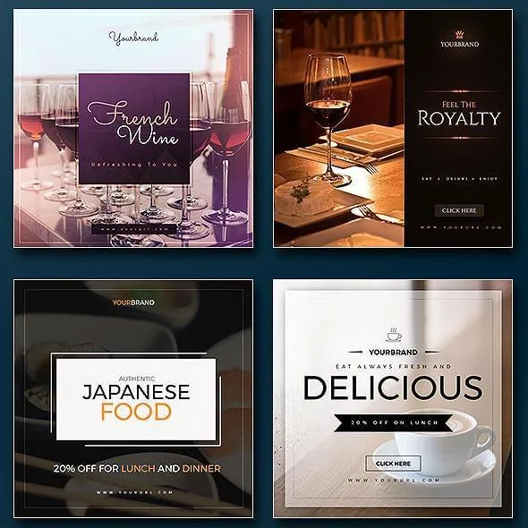 20 - Food Instagram Banners