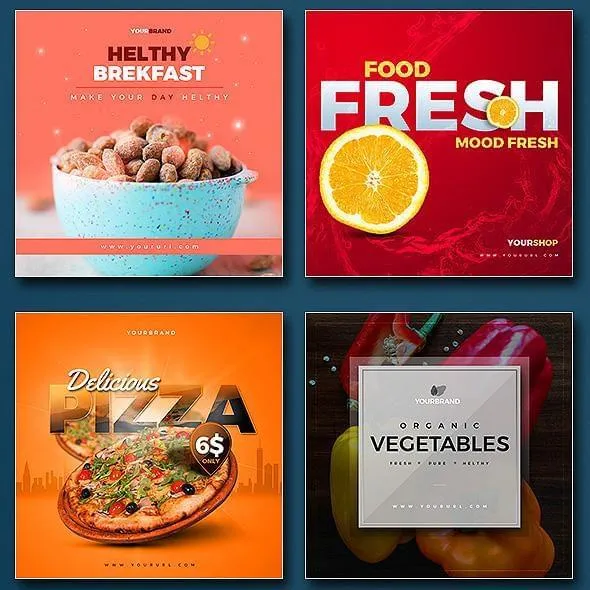 20 - Food Instagram Banners