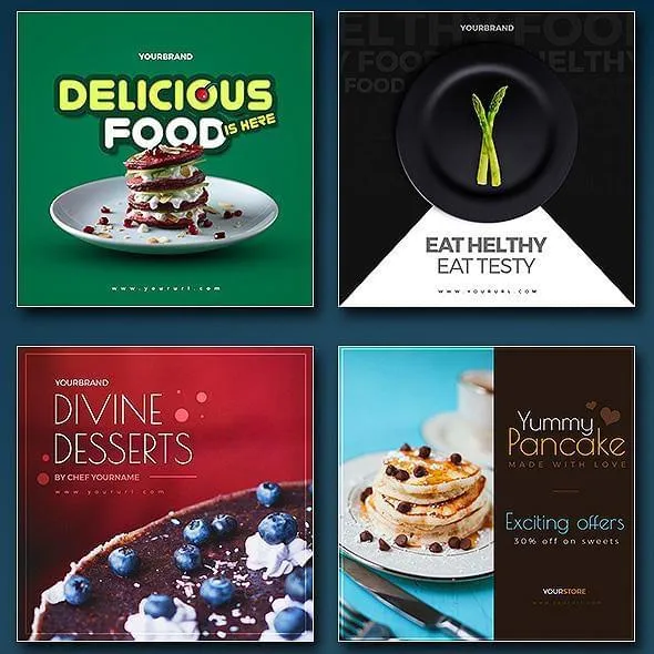 20 - Food Instagram Banners