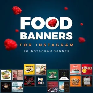 20 - Food Instagram Banners