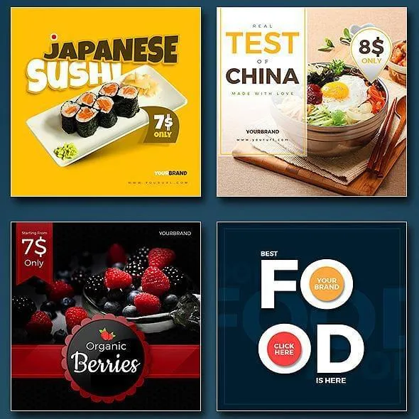 20 - Food Instagram Banners