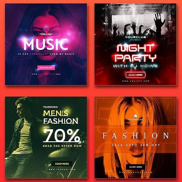 20 - Multipurpose Instagram Banners