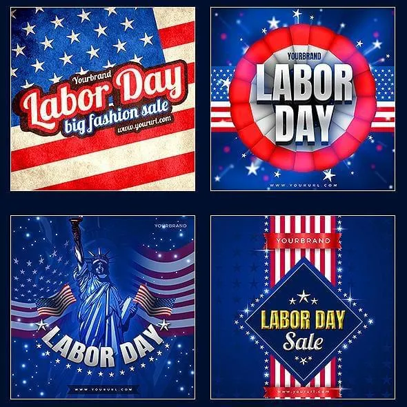 26 - Labor Day Instagram Banners