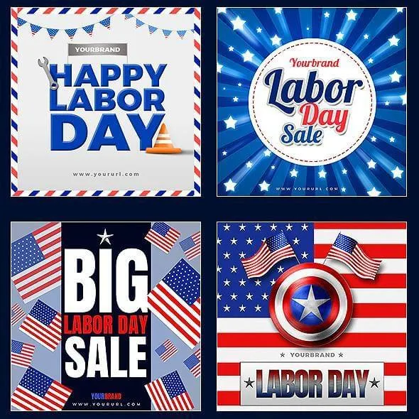 26 - Labor Day Instagram Banners