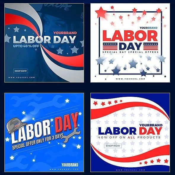 26 - Labor Day Instagram Banners