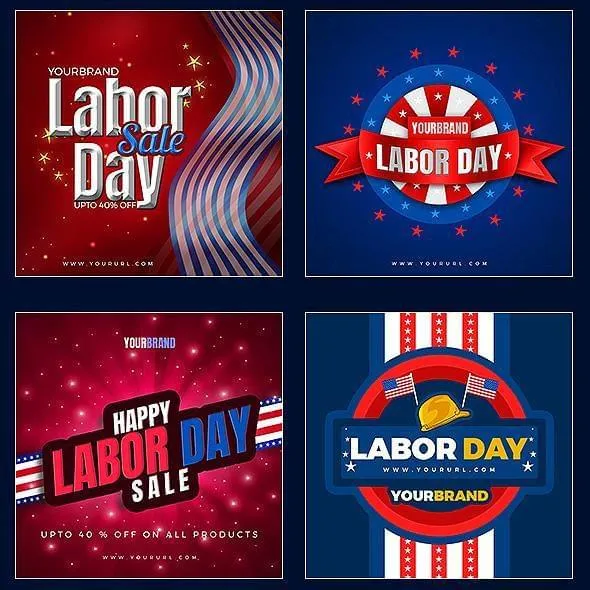 26 - Labor Day Instagram Banners