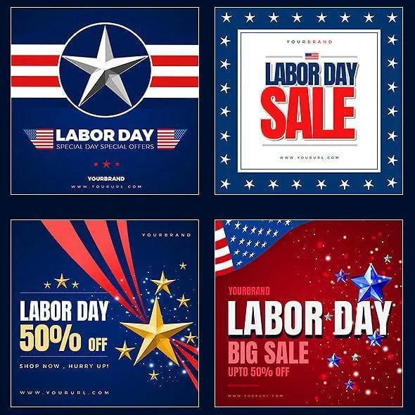 26 - Labor Day Instagram Banners