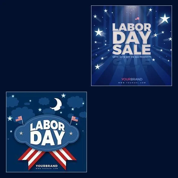 26 - Labor Day Instagram Banners