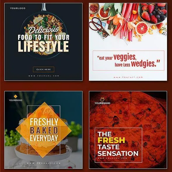 30 - Food Instagram Banners