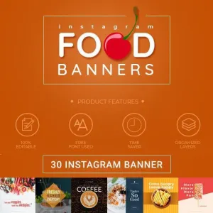 30 - Food Instagram Banners