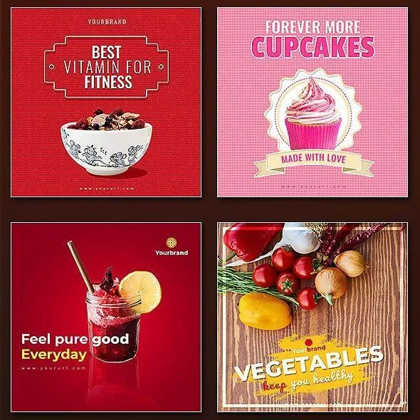 30 - Food Instagram Banners
