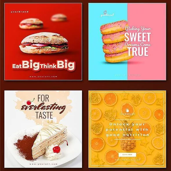 30 - Food Instagram Banners