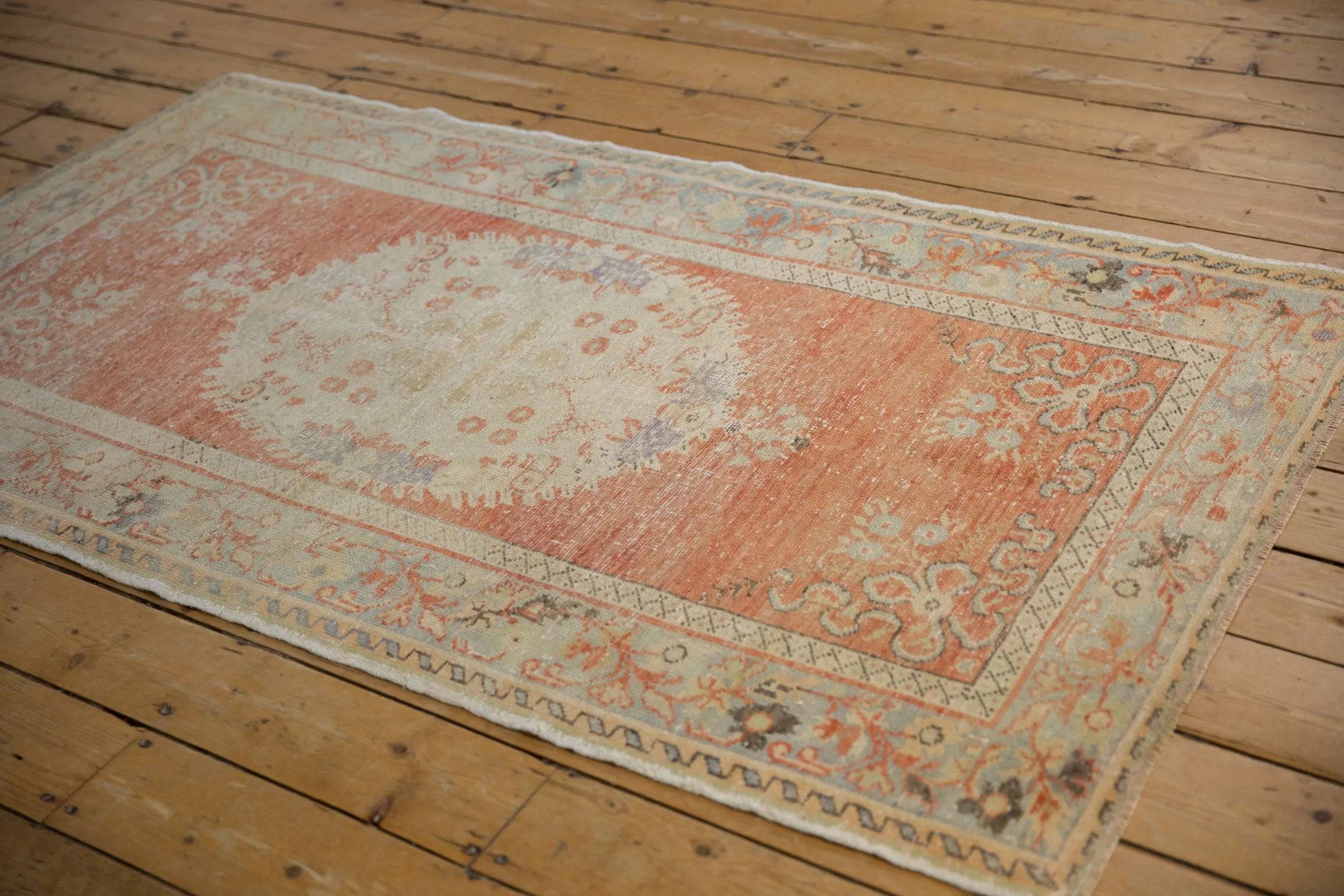 3.5x6.5 Vintage Distressed Oushak Rug