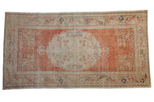 3.5x6.5 Vintage Distressed Oushak Rug