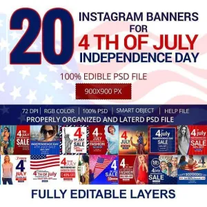 4th July 20 - Instagram Banners
