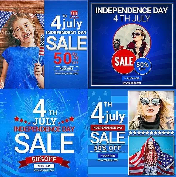 4th July 20 - Instagram Banners