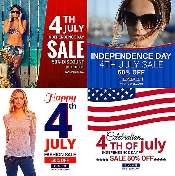 4th July 20 - Instagram Banners